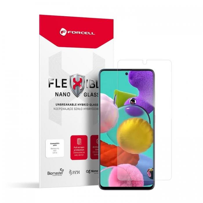 Forcell - Forcell Galaxy A51 Hrdat Glas Skrmskydd Flexible Nano