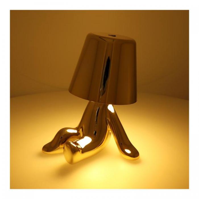 A-One Brand - Bordslampa Vid Sngen GOLD MAN Seat (model 9) MLTL