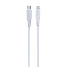 Devia - Devia USB-C/Lightning 1m Kabel 27W 3A PD GRS EC635 - Vit