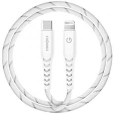 ENERGEA - Energea USB-C till Lightning Kabel 1.5m MFI Nyloflex C94 - Vit