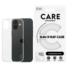 PanzerGlass - CARE By PanzerGlass iPhone 16 Plus Mobilskal X-Ray Soft - Transparent