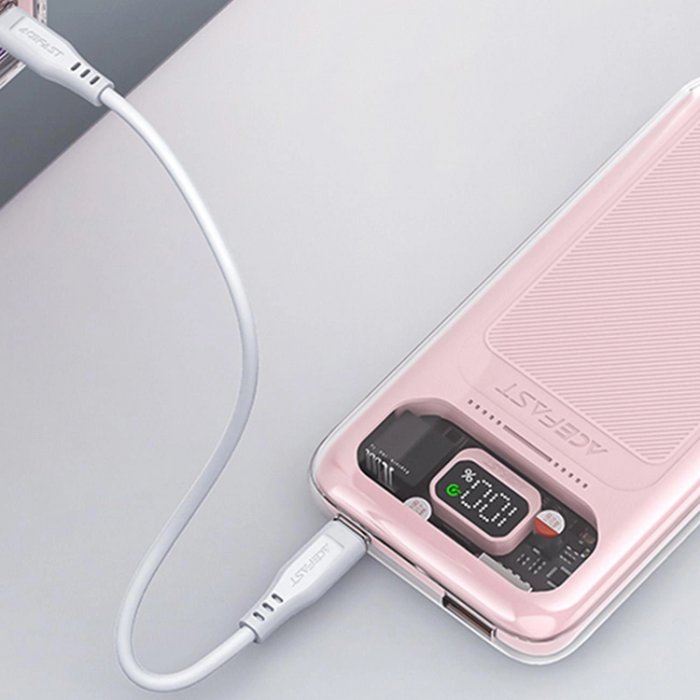 Acefast - Acefast Powerbank 10000mAh 30W Sparkling Series M1 - Rosa