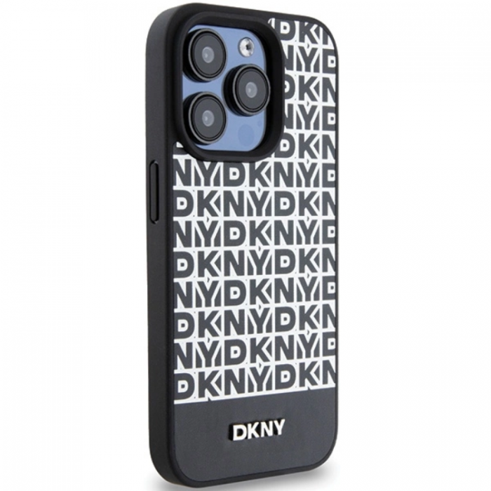 DKNY - DKNY iPhone 15 Pro Mobilskal Magsafe Lder Printed Pattern