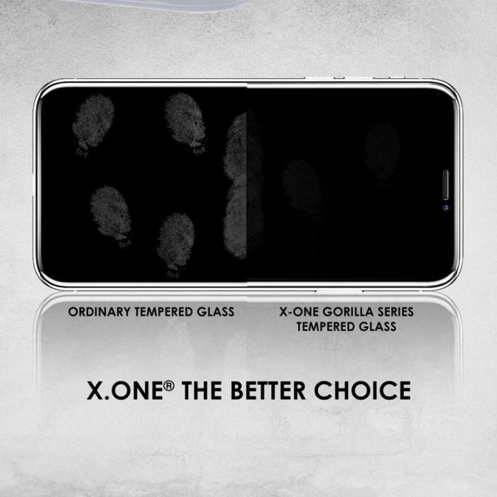 X-One - X-ONE Hrdat Glas till iPhone X/Xs 3D Full Cover Svart