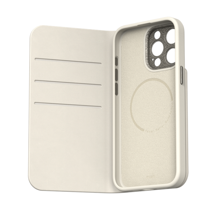 Moshi - Moshi iPhone 15 Pro Max Plnboksfodral Magsafe - ggtoddy Vit