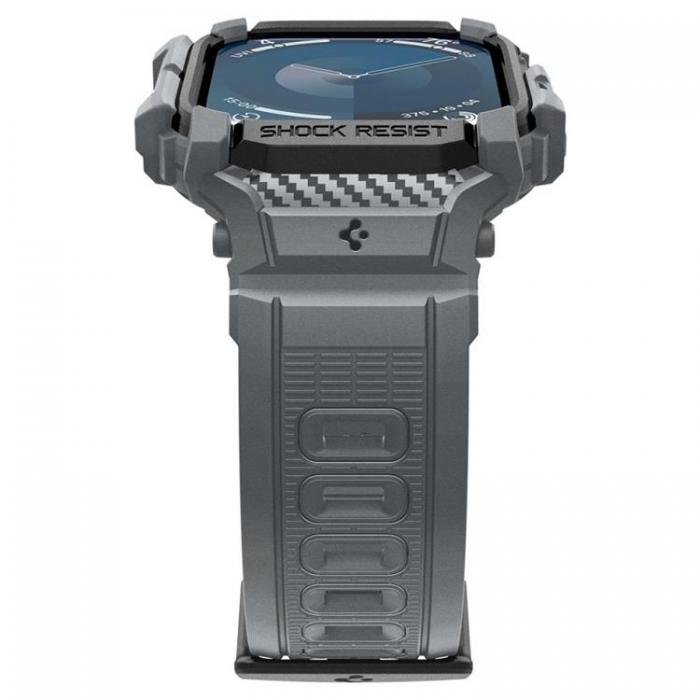 Spigen - Spigen Apple Watch 10 (46mm) Armband Rugged Armor Pro - Mrkgr