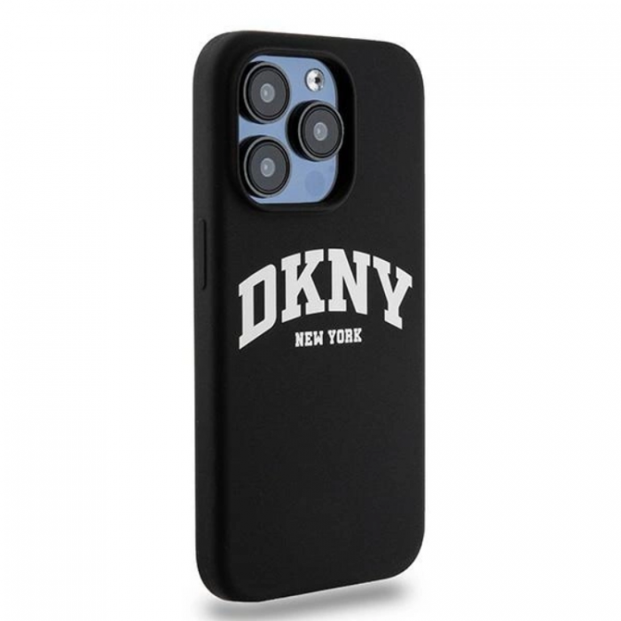 DKNY - DKNY iPhone 13/13 Pro Mobilskal MagSafe Silikon Vit Logo