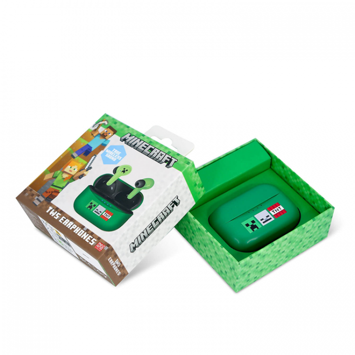 Minecraft - MINECRAFT TWS In-Ear Hrlurar - Grn