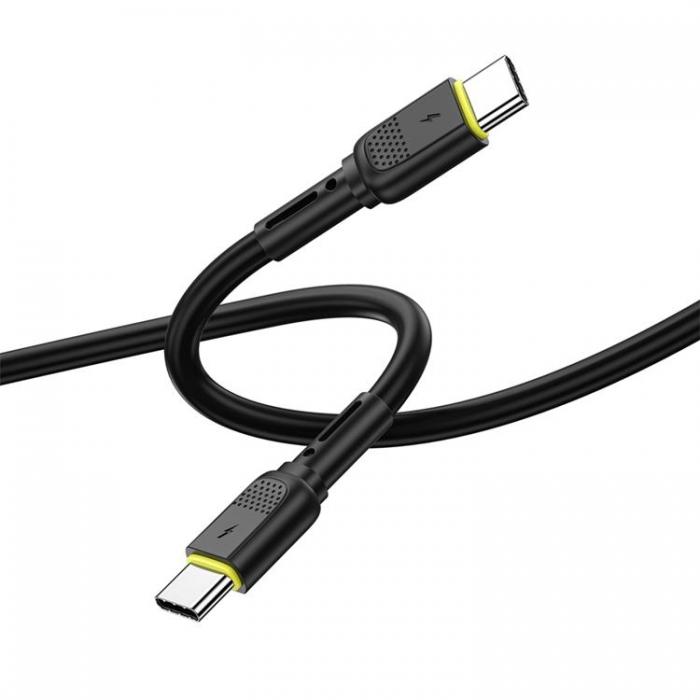 WIWU - WIWU USB-C Till USB-C 60W Kabel 1.2m - Svart