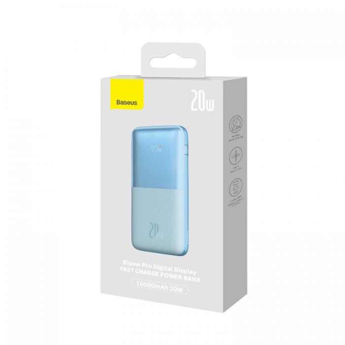 BASEUS - Baseus Powerbank Bipow Pro 10000mAh 20W - Bl