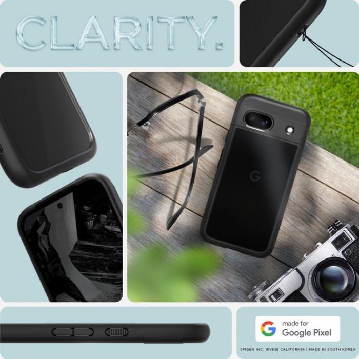 Spigen - Spigen Google Pixel 8A Mobilskal Ultra Hybrid - Matte Svart