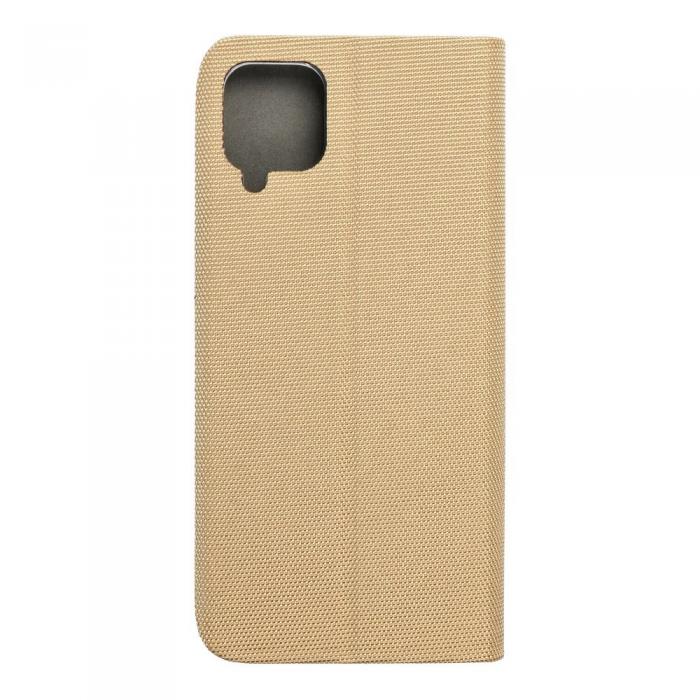 OEM - Galaxy A12/M12 Plnboksfodral Sensitive Nylon - Guld