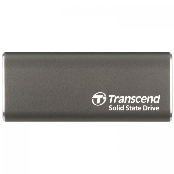 Transcend - Transcend Portabel Mini SSD USB-C 2TB - Aluminium