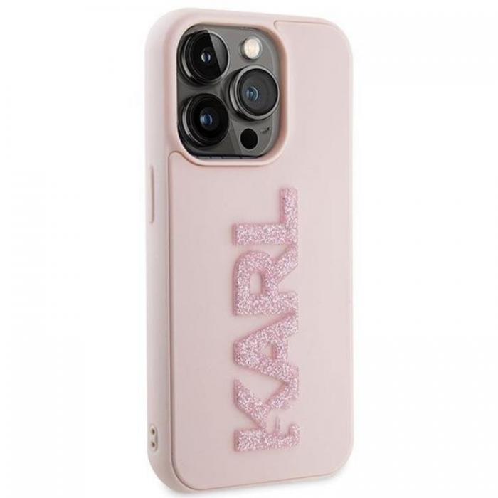 KARL LAGERFELD - Karl Lagerfeld iPhone 15 Pro Max Mobilskal 3D Glitter Logo