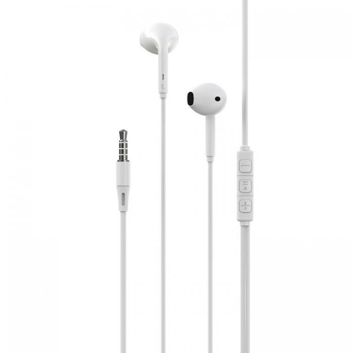 Devia - Devia In-Ear Trdbundna Hrlurar Jack 3.5mm Kintone A3 - Vit