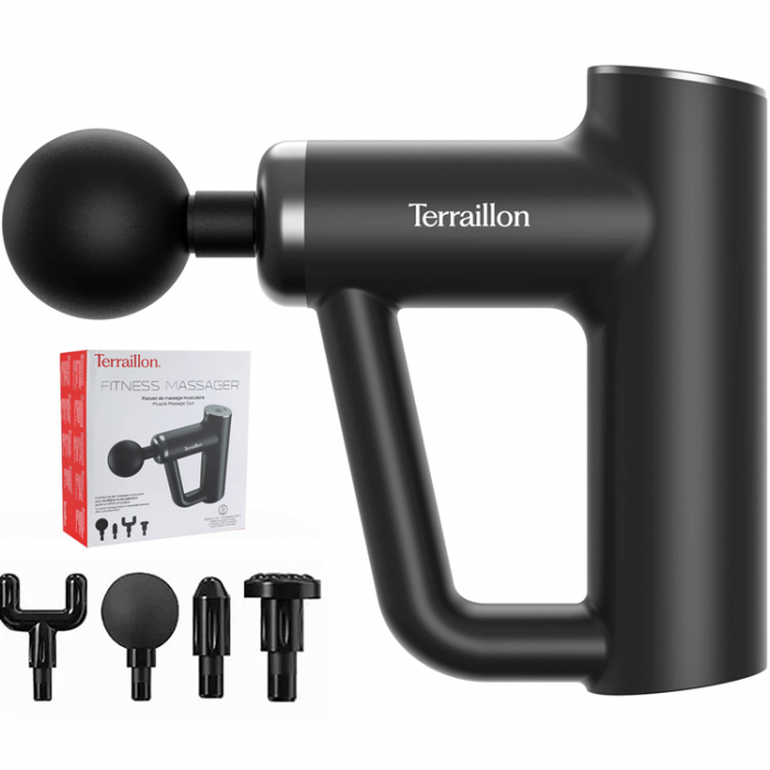 Terraillon - Terraillon Massagepistol Fitness Massager 4st tillbehr & USB-C