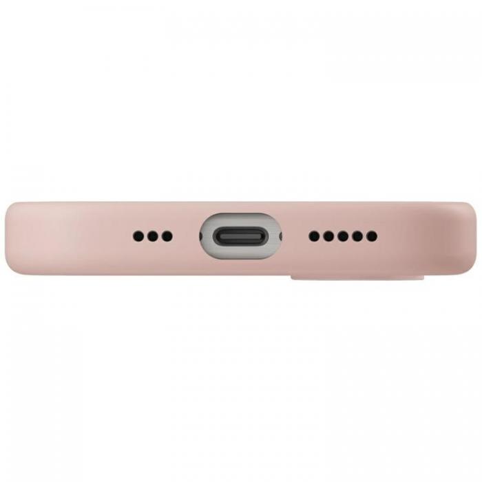 UNIQ - UNIQ iPhone 16e Mobilskal MagSafe Lino - Rosa