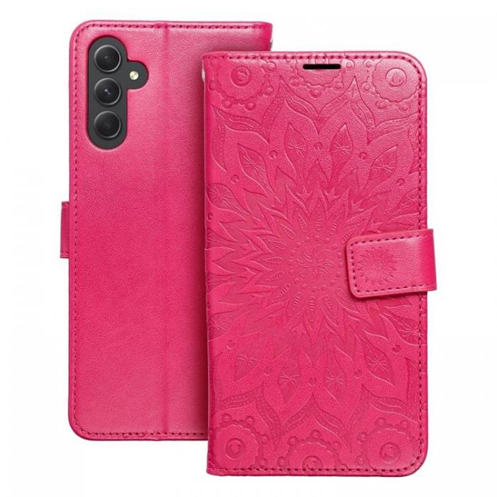 A-One Brand - Galaxy A54 5G Plnboksfodral Mezzo Mandala - Magenta