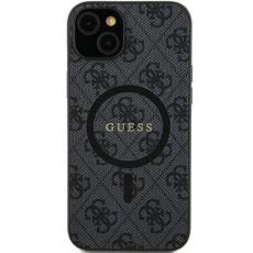 Guess - Guess Galaxy S24 Mobilskal Magsafe Collection Läder Metall Logo