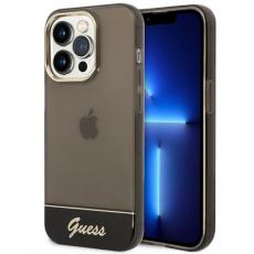 Guess - GUESS iPhone 14 Pro Max Skal Translucent - Svart