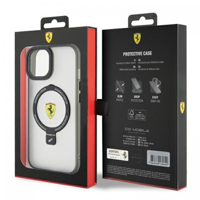 Ferrari - Ferrari iPhone 15 Mobilskal Magsafe Ring Stand 2023 Collection