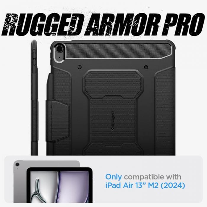 Spigen - Spigen iPad Air 13 (2024) Fodral Rugged Armor 