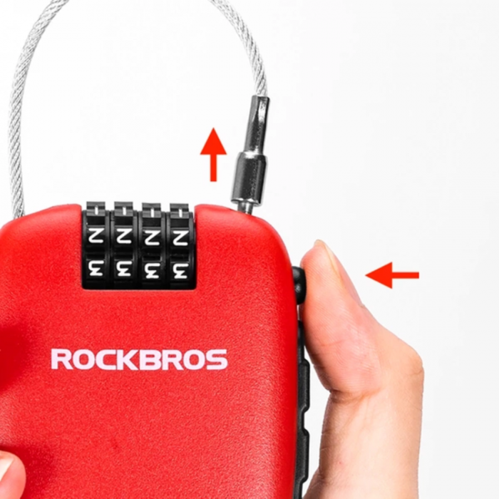 Rockbros - Rockbros Cykells Med Indragbar Kabel - Rd