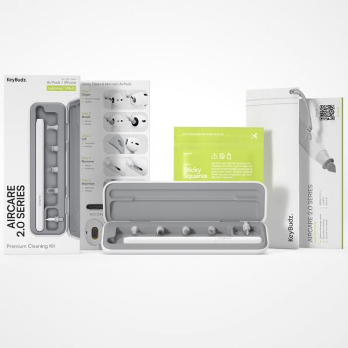 KeyBudz - Keybudz Cleaning Kit AirCare 2.0 - Lightning och USB-C