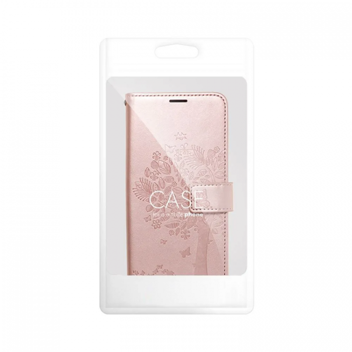 A-One Brand - Galaxy A36 Plnboksfodral Mezzo Tree - Rosa Guld