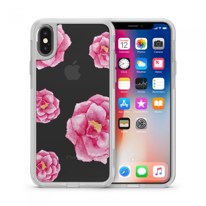 UTGATT5 - Fashion mobilskal till Apple iPhone X - Big flowers