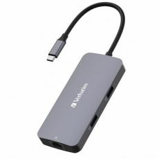 Verbatim - Verbatim 5in1 HUBB USB-C Multiport Adapter med Ethernet