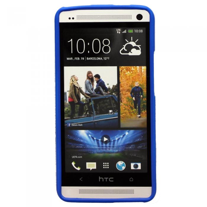 UTGATT4 - Goospery Jelly Case till HTC One (M7) (Bl)