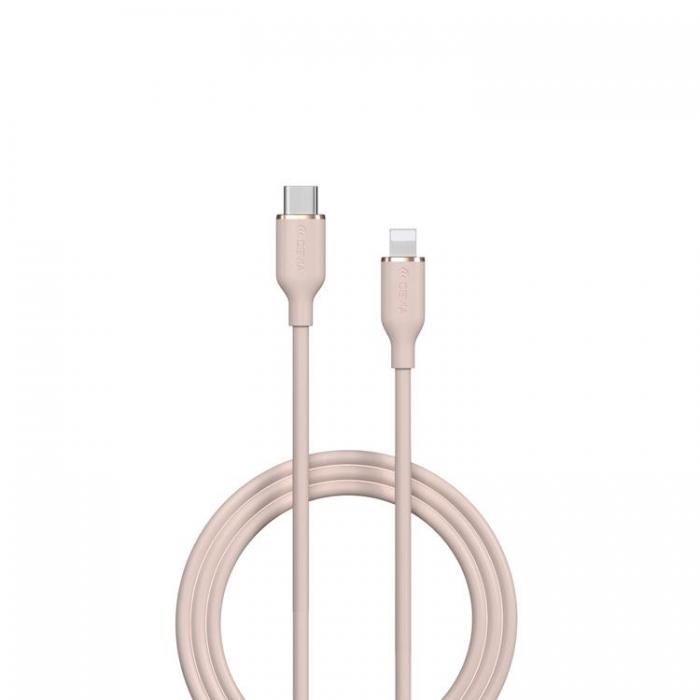 Devia - Devia USB-C till Lightning kabel 27W 1.2m Jelly EC631 - Rosa