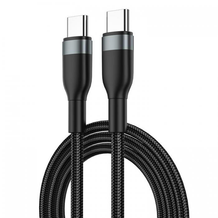 WIWU - WIWU USB-C Till USB-C 100W Kabel 1.2m Wi-C017 - Svart