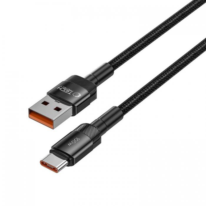 Tech-Protect - Tech-Protect USB-C till USB-A kabel 1m Ultraboost Evo - Svart