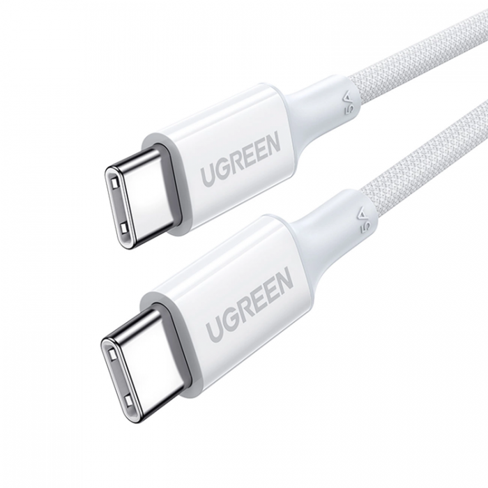 Ugreen - Ugreen USB-C till USB-C kabel PD 100W 1.5m - Vit