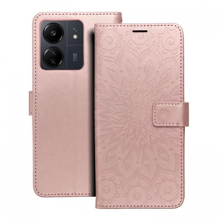 OEM - Xiaomi Redmi 13C/Poco C65 Plnboksfodral Mezzo - Rose Guld