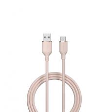 Devia - Devia USB Till USB-C Kabel 2.4A 1.2m Jelly EC629 - Rosa