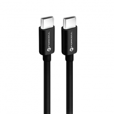 Forcell - Forcell USB-C Till USB-C Kablar 3m - Svart