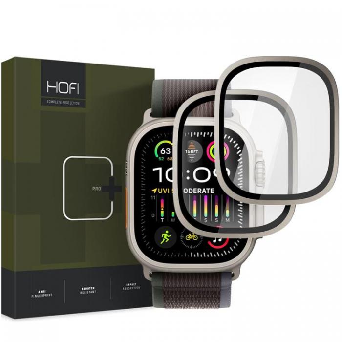 Hofi - [2-Pack] Hofi Apple Watch Ultra 1/2 (49mm) Hrdat Glas Skrmskydd Ring