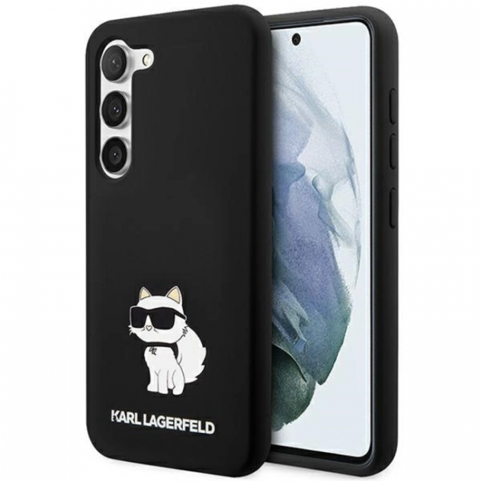 KARL LAGERFELD - Karl Lagerfeld Galaxy S24 Plus Mobilskal Silikon Choupette - Svart