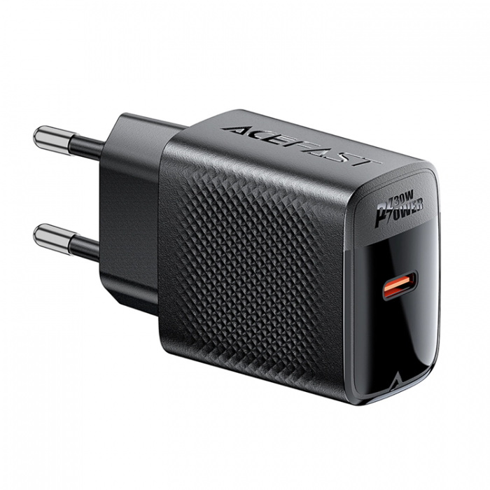 Acefast - Acefast Snabbladdare 30W A102 GaN USB-C PD - Svart