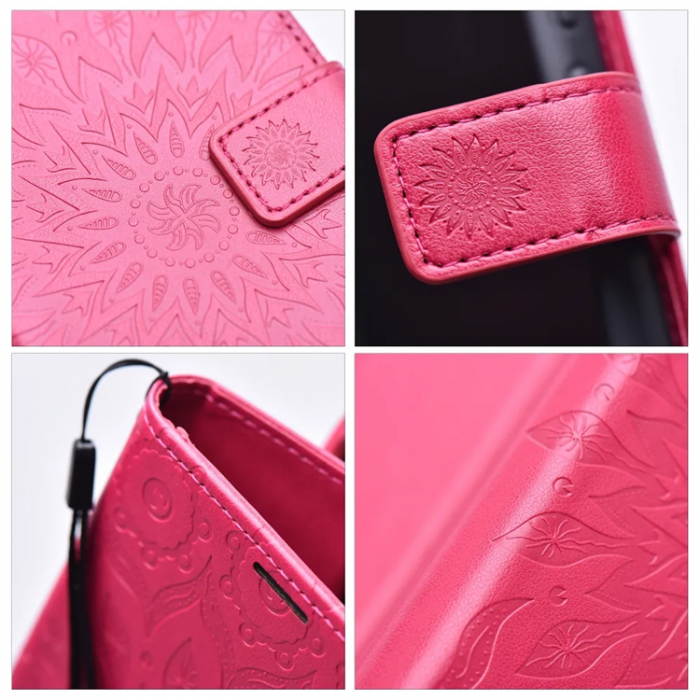 A-One Brand - Xiaomi Redmi 14C Plnboksfodral Mezzo - Mandala Magenta