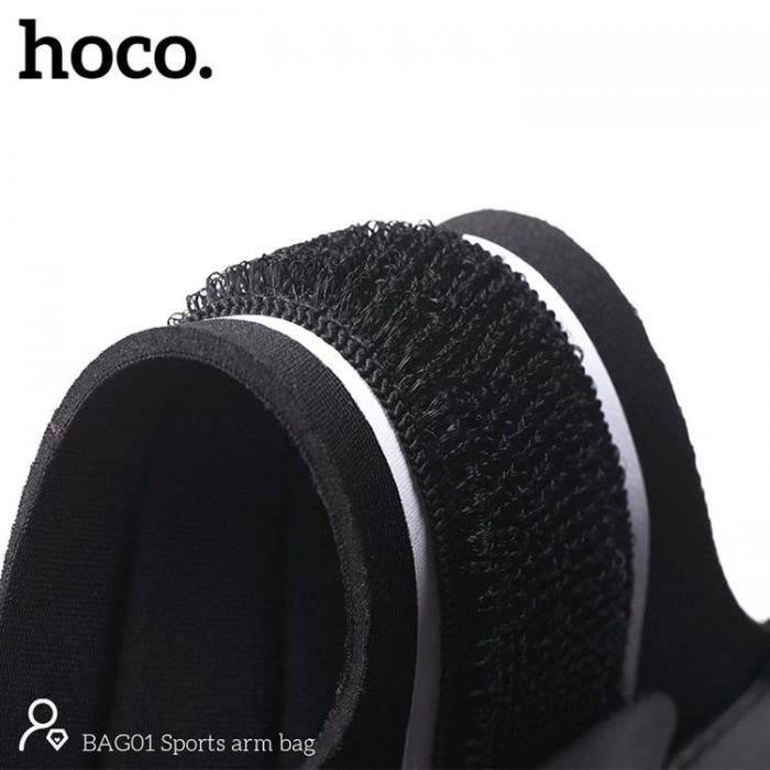 Hoco - Hoco Sportarmband fr Mobil BAG01 - Svart