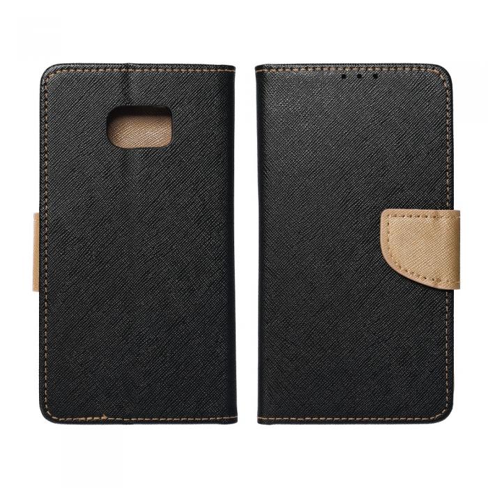 OEM - Fancy Plnboksfodral till Xiaomi Redmi 10 4G (2021/2022) Svart / Guld