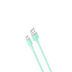 XO - XO USB-A Till USB-C Kabel 1m 2.4A NB156 - Grön