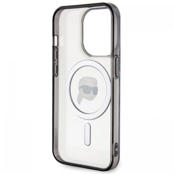 KARL LAGERFELD - Karl Lagerfeld iPhone 15 Plus Mobilskal Magsafe IML Karl`s Head