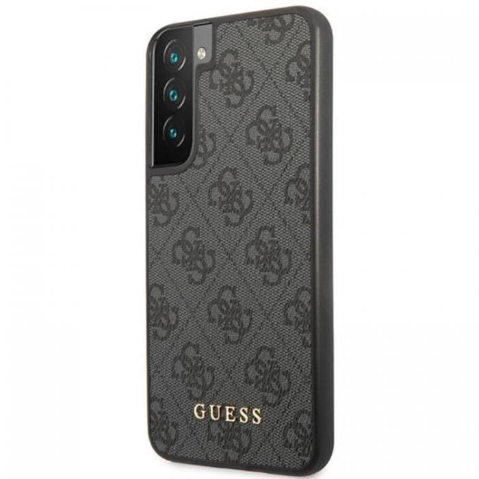 Guess - Guess Galaxy S24 Ultra Mobilskal Metall Guld Logo - Svart