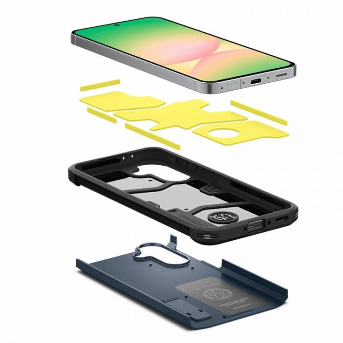 Spigen - Spigen Galaxy A56 5G Mobilskal Tough Armor - Metal Slate