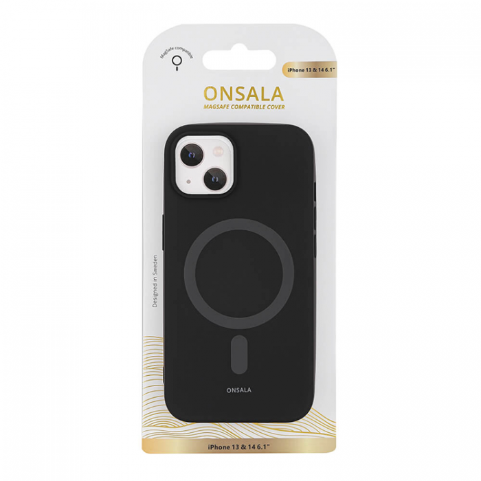 Onsala - ONSALA iPhone 14 Plus Skal Silikon MagSeries - Svart